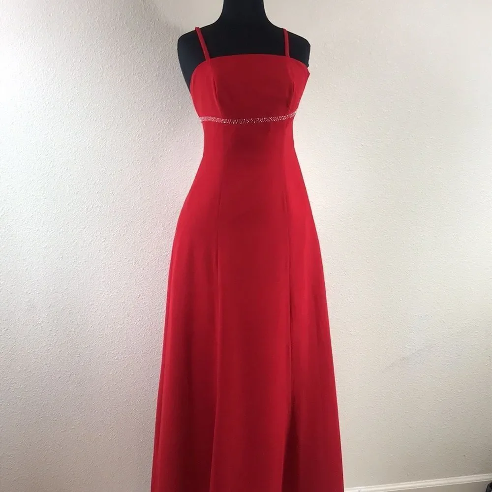 B2 RED WOMEN DRESS SIZE 4 - Picture 2 of 10